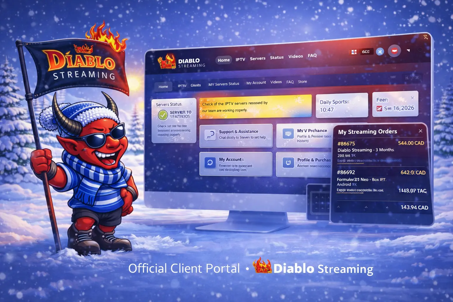 Diablo Streaming Client Portal
